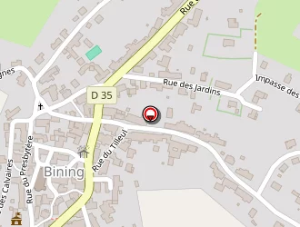 Carte de Bernard Alain à Bining