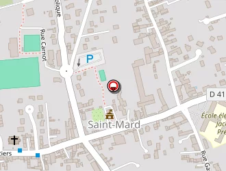 Carte de Drva à Saint-mard