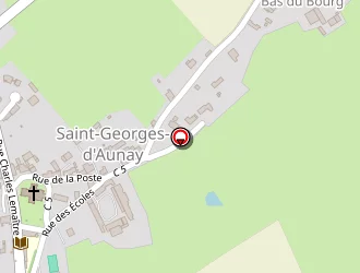 Carte de Paroisse à Saint-georges-d'aunay