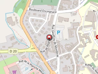 Carte de Fouchard Entreprise à Coutances