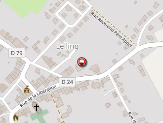 Carte de Relais Randonnée Cyclo Du Bischwald à Lelling