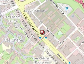 Carte de Gymnase Des Chênes à Cergy