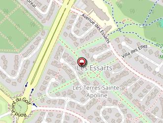 Carte de Ecole Les Essarts à Cergy