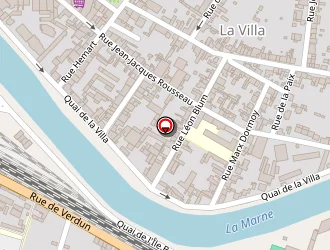 Carte de A Bord De La Champagne à Épernay