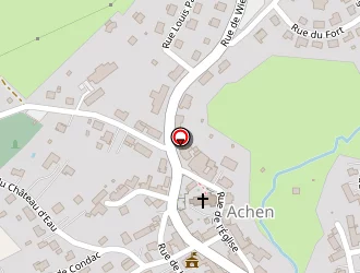 Carte de Aire De Pétanque à Achen