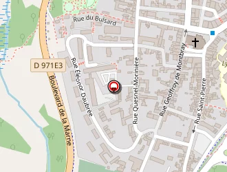 Carte de Fondation Bon Sauveur à Coutances