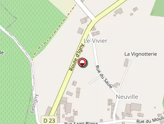 Carte de Rousseaux Yannick à Festigny