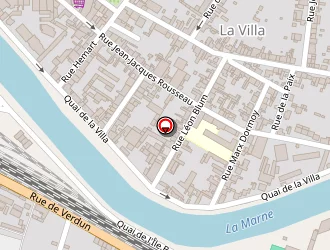 Carte de Secours Populaire Francais à Épernay