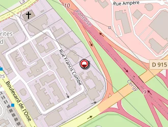 Carte de Pacific Rock à Cergy