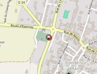 Carte de Café Du Commerce à Condé-sur-marne