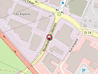 Carte de Tilt Services à Cergy