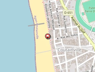 Carte de L'ecume à Agon-coutainville