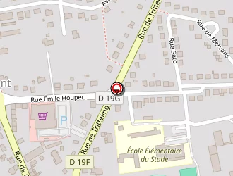 Carte de O'daldel à Faulquemont