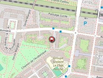 Carte de 1001 Coutures à Cergy