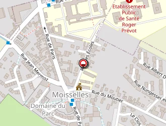 Carte de Bp Coiffure à Moisselles