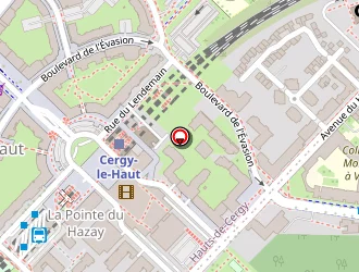 Carte de Aussedat Claire à Cergy