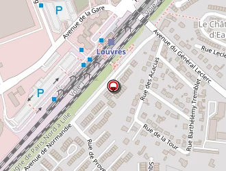 Carte de Cuisifrost à Louvres