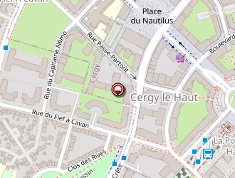 Carte de Sitaclim à Cergy