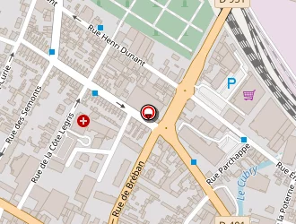 Carte de Autosur Centre Contrôle Auto Affilié à Épernay