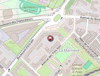 Carte de A D J Propreté à Cergy