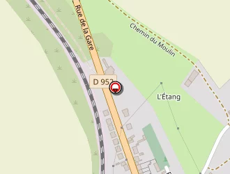 Carte de Transports Mottes à Chambley-bussières