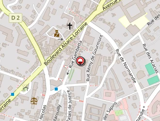 Carte de Naud Boutique à Coutances