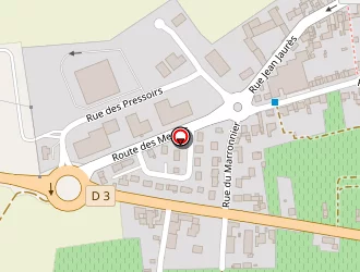 Carte de Alloux à Mardeuil