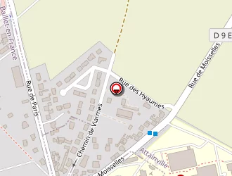 Carte de Geci à Moisselles