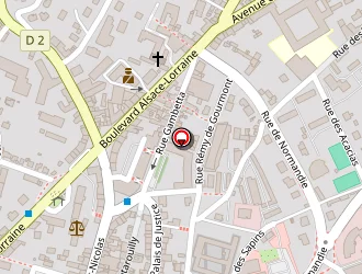 Carte de Le Chat Qui Boit à Coutances