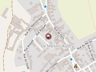 Carte de O'mesnil à Mesnil-aubry (le)