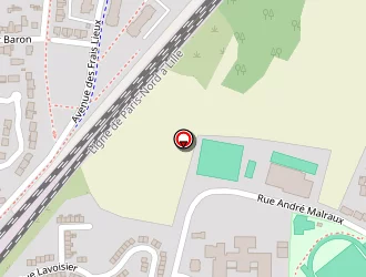 Carte de College André Malraux à Louvres