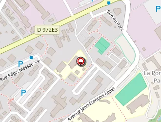 Carte de Comité De La Manche De Tennis De Table à Coutances