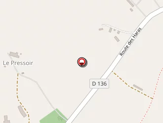 Carte de Chêne à Lessard-et-le-chêne