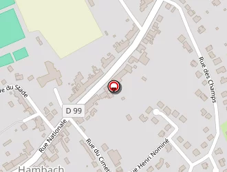 Carte de Salle Du Foyer à Hambach