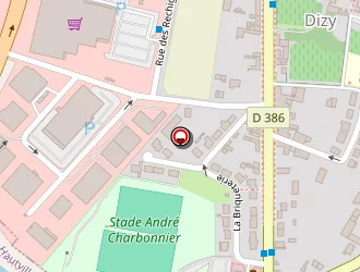 Carte de Complexe Sportif à Dizy