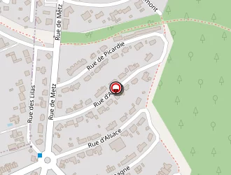 Carte de Carmi Est à Créhange