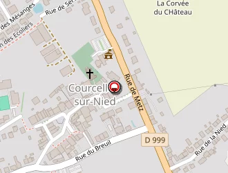 Carte de Eb Transport à Courcelles-sur-nied