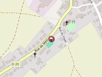 Carte de Langmar Laszlo à Folschviller