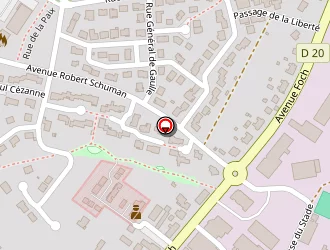 Carte de Complexe De Tennis à Folschviller