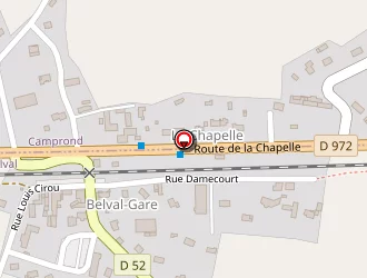 Carte de Ecole De La Gare à Belval