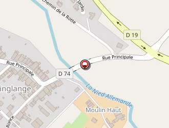 Carte de Bk Meubles à Guinglange