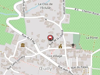 Carte de Au Lys Royal à Oeuilly