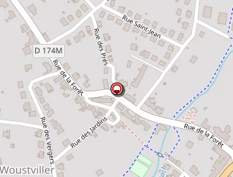 Carte de Disting'nails à Woustviller