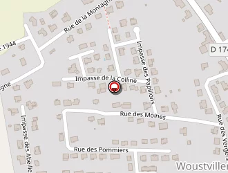 Carte de Gymnase à Woustviller