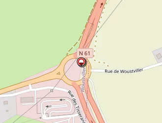 Carte de Altrans Alsace Lorraine Transports à Woustviller