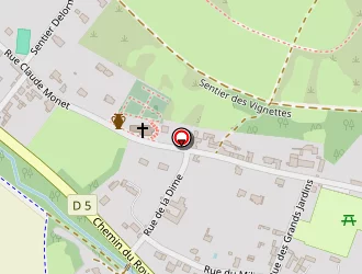 Carte de Restaurant Les Nymphéas à Giverny