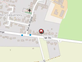 Carte de Georges Thierry à Laquenexy