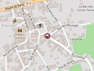 Carte de Jacquesson Jb (earl) à Troissy