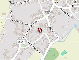 Carte de Denoual à Brégy