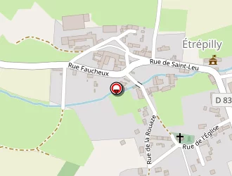 Carte de Melle Thierry à Étrépilly